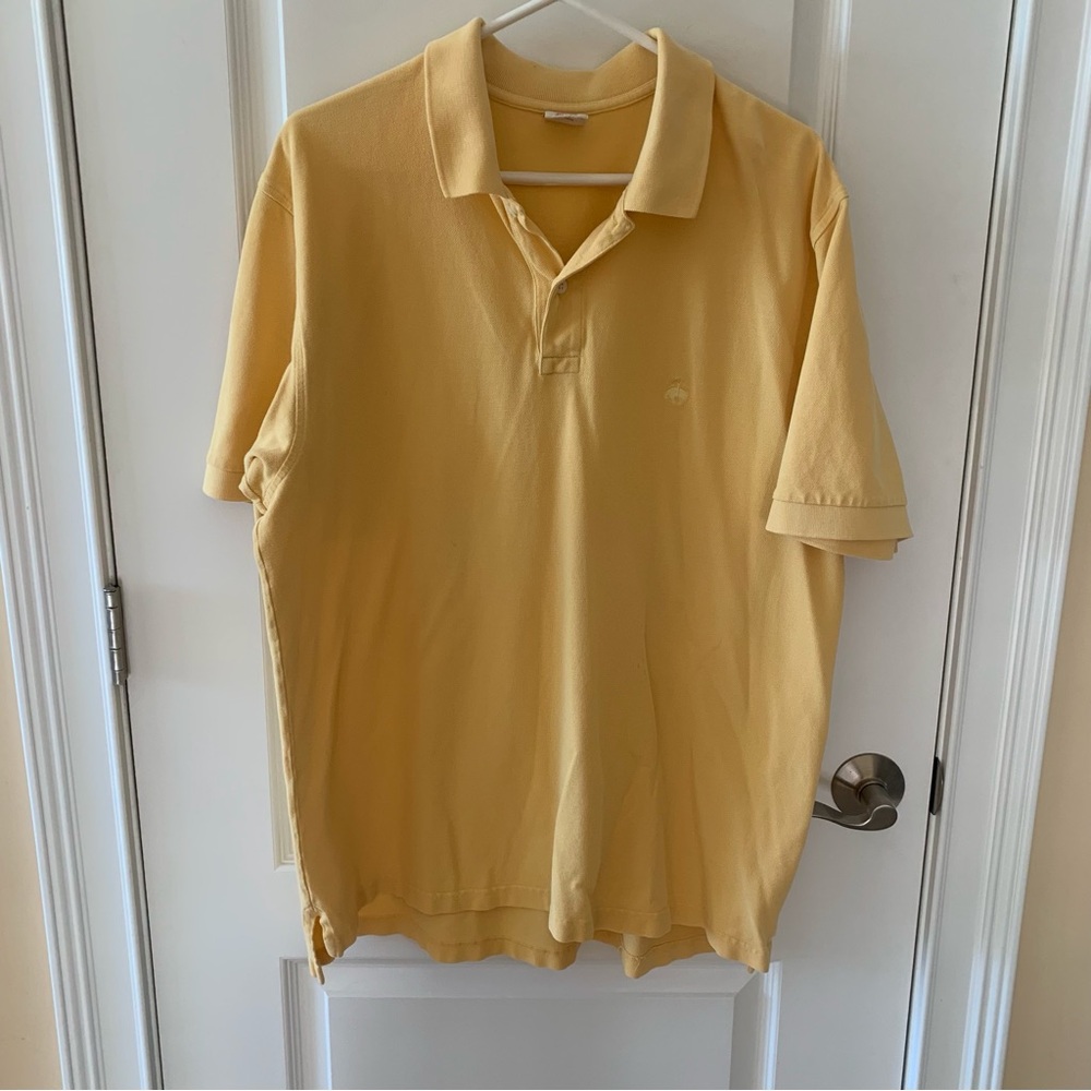 Brooks Brothers Pale Yellow Polo Shirt